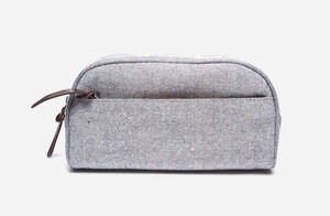 The Everlane Reverse-Denim Dopp Kit cosmetic bag B00757